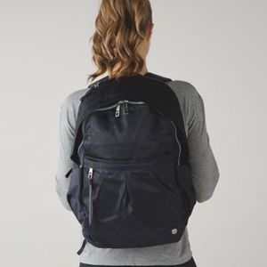 Lululemon ‘Pack it Up” black backpack